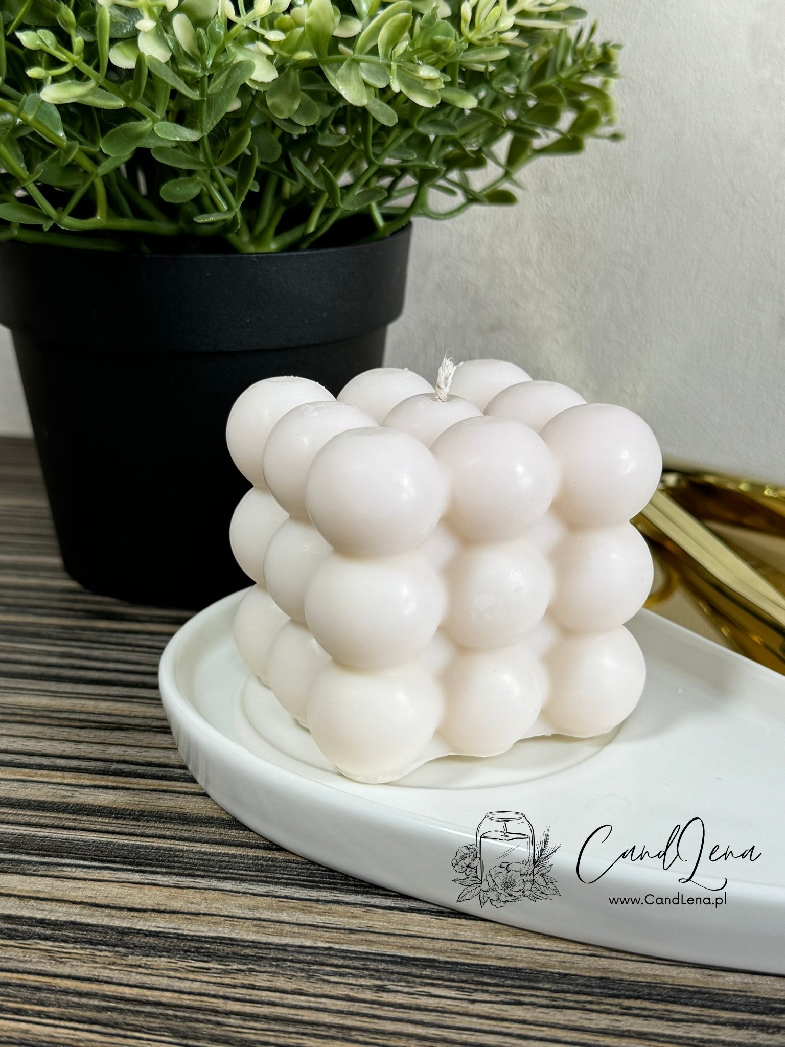 Świeca kostka Bubble - obrazek 2