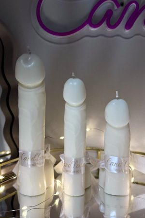 Zestaw świec "penis" w 3 rozmiarach - S, M i L